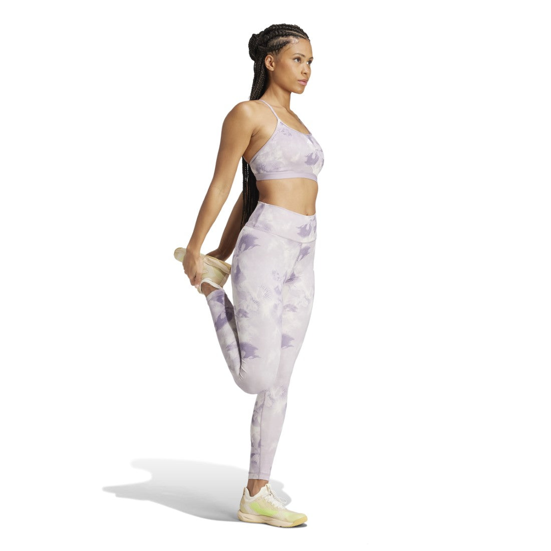 Train Essentials AOP Flower Tie-Dye Leggings