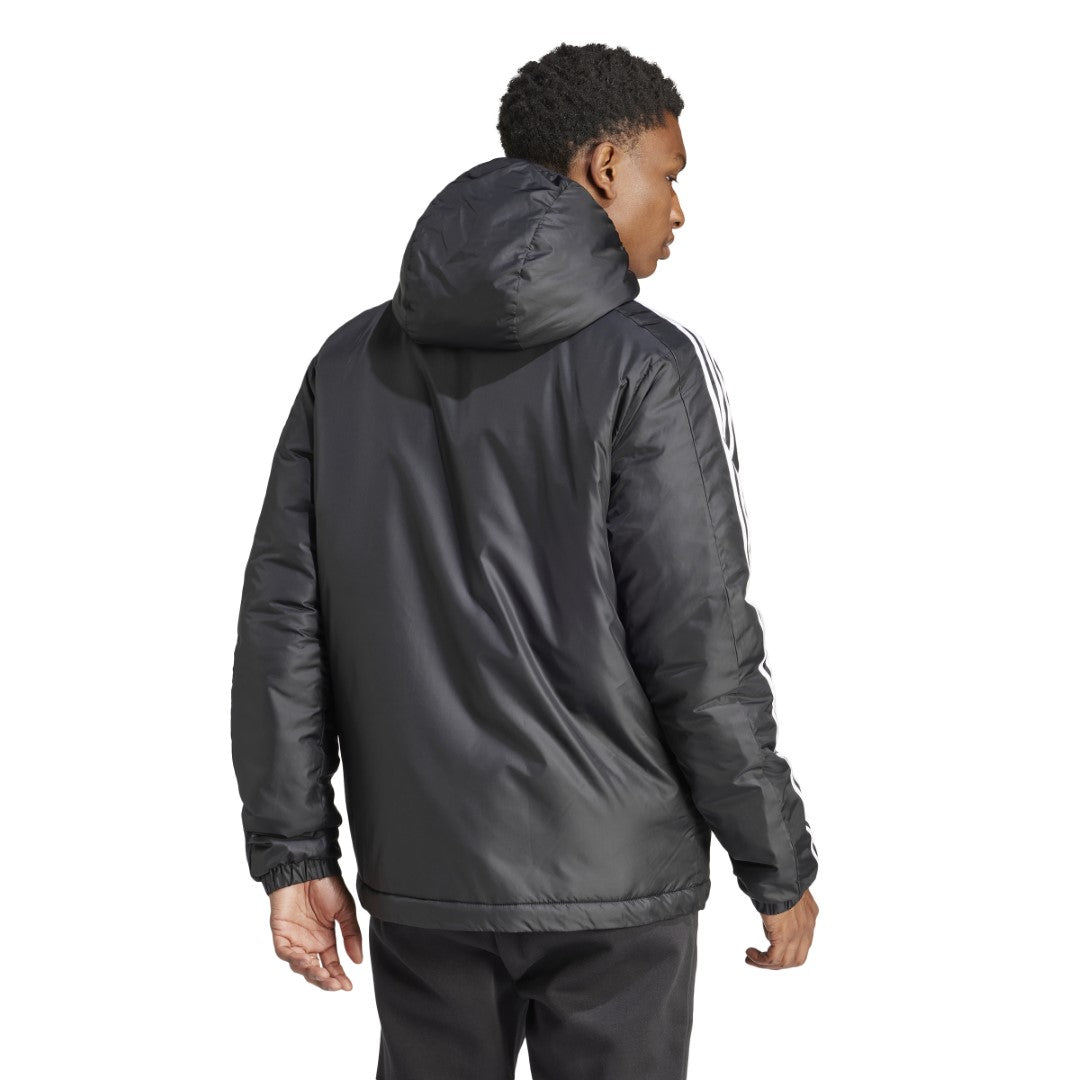 Essentials 3-Stripes Insulated Hooded Jacket