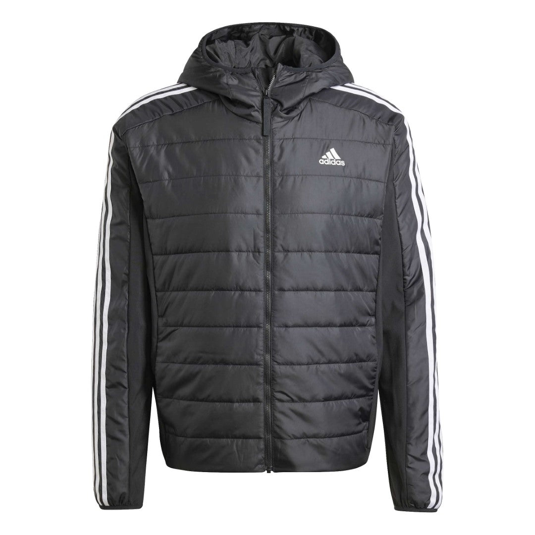 Essentials 3-Stripes Insulated Hooded Hybrid Jacket