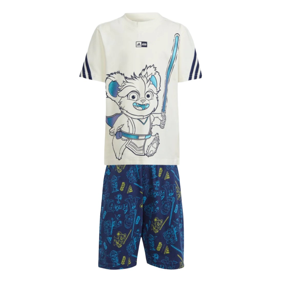 adidas x Star Wars Young Jedi Tee Set Kids - White, Soft Cotton