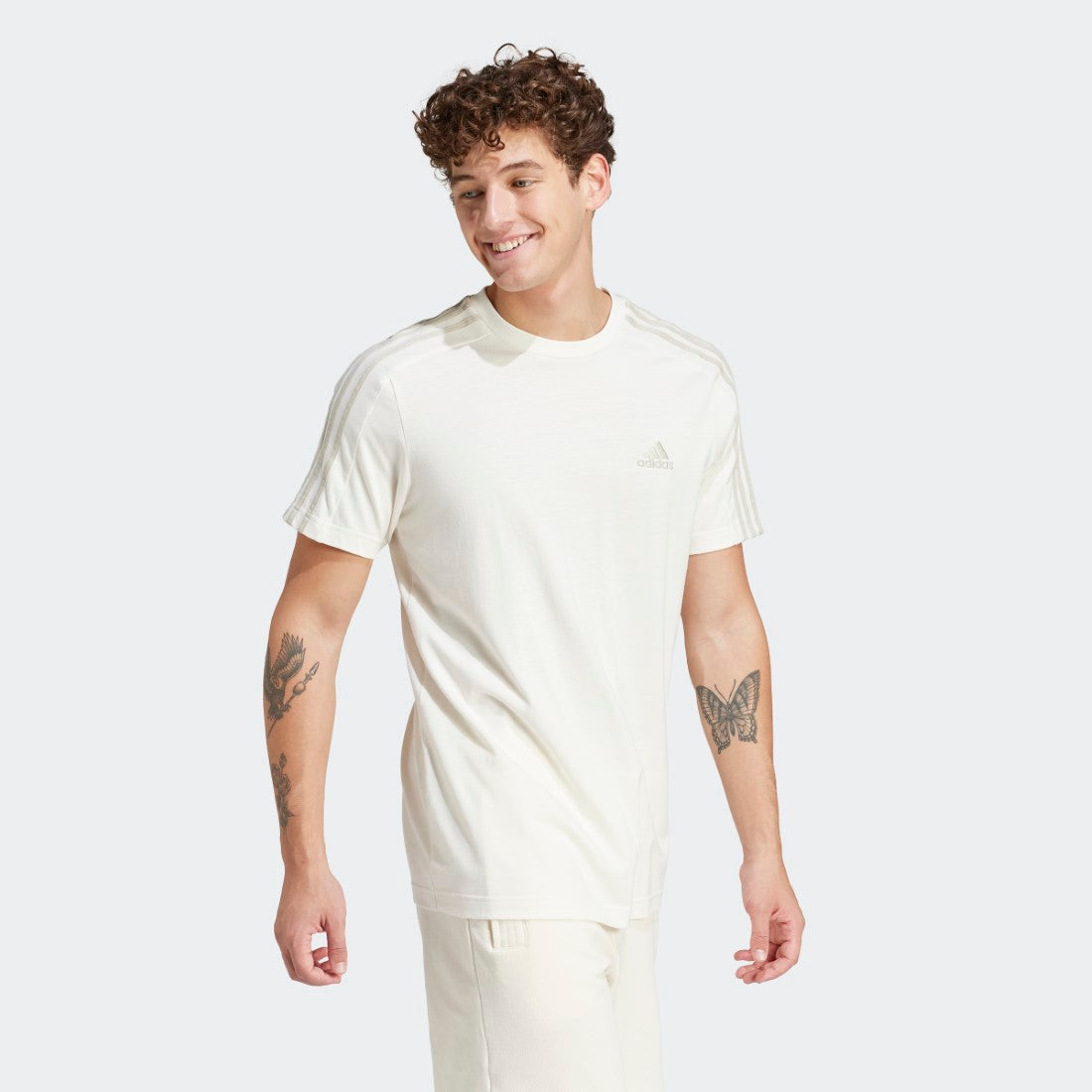 Essentials Single Jersey 3-Stripes T-Shirt