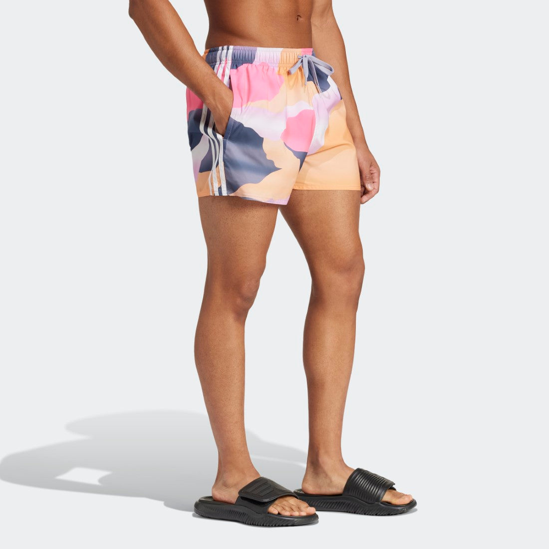 City Escape Camo 3-Stripes Cix Swim Shorts