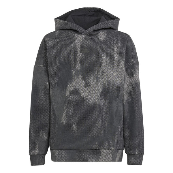 Future Icons Allover Print Hooded Sweatshirt