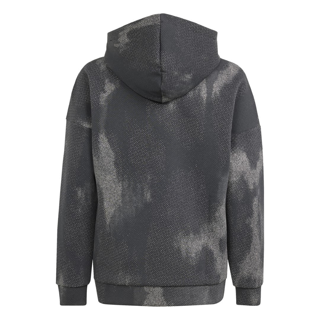 Future Icons Allover Print Hooded Sweatshirt