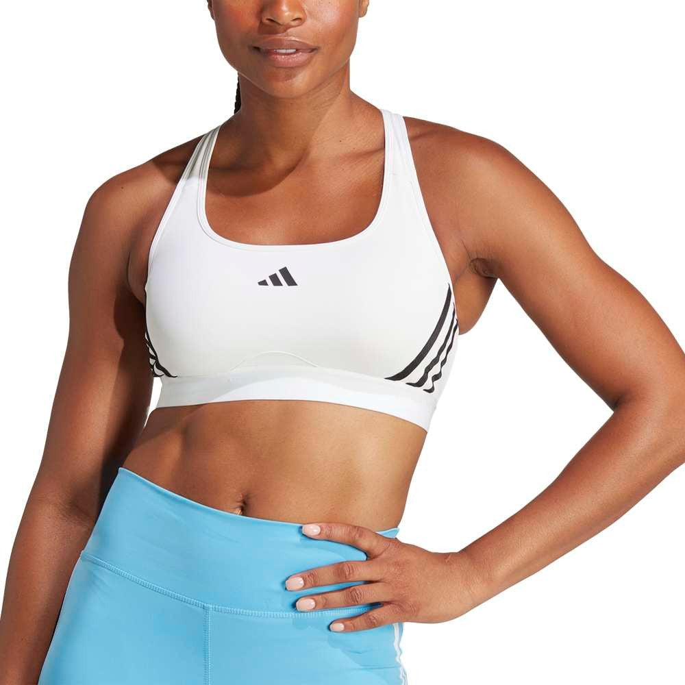 Powerimpact Train Medium-Support 3-Stripes Bra