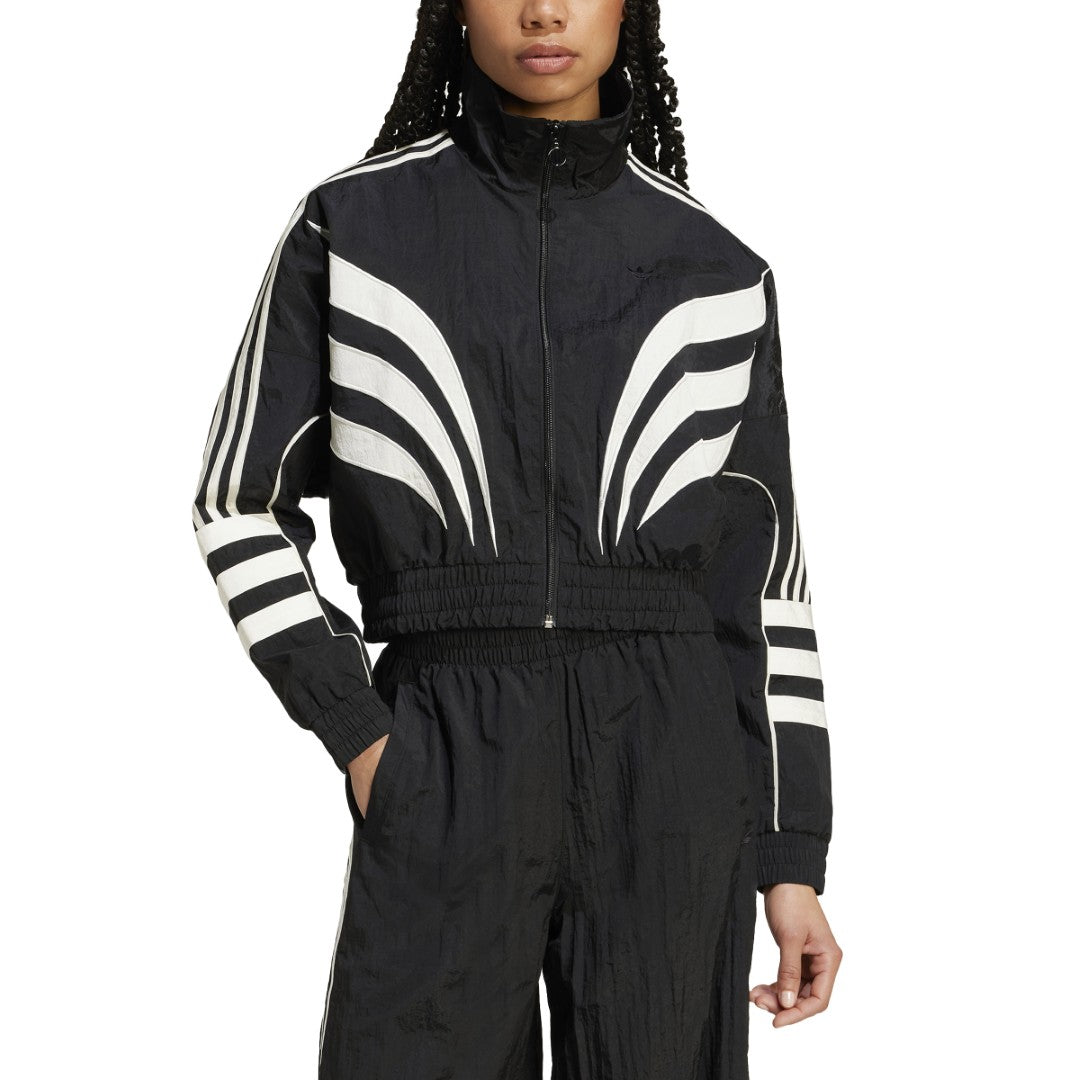 Atlanta Cut Line Loose Nylon Track Top