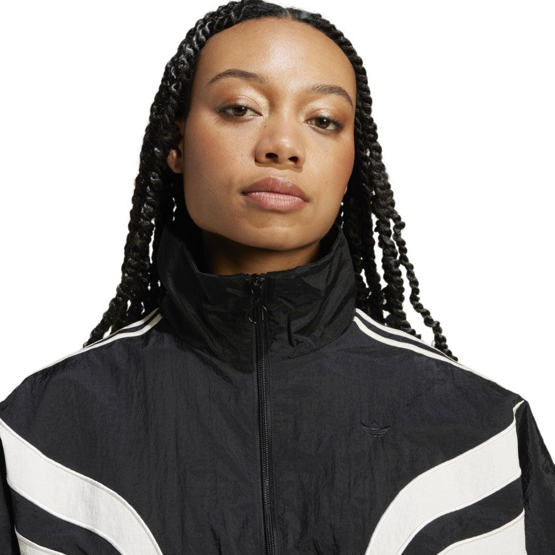 Atlanta Cut Line Loose Nylon Track Top