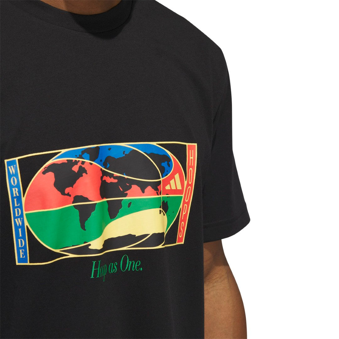 Worldwide Hoops Global Graphic Basketball T-Shirt
