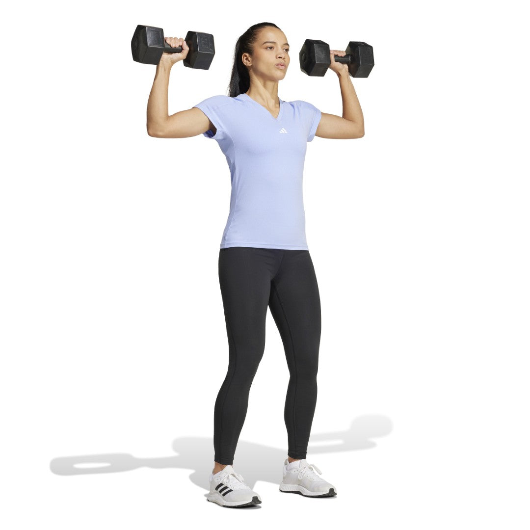 Aeroready Train Essentials Minimal Branding V-Neck T-Shirt