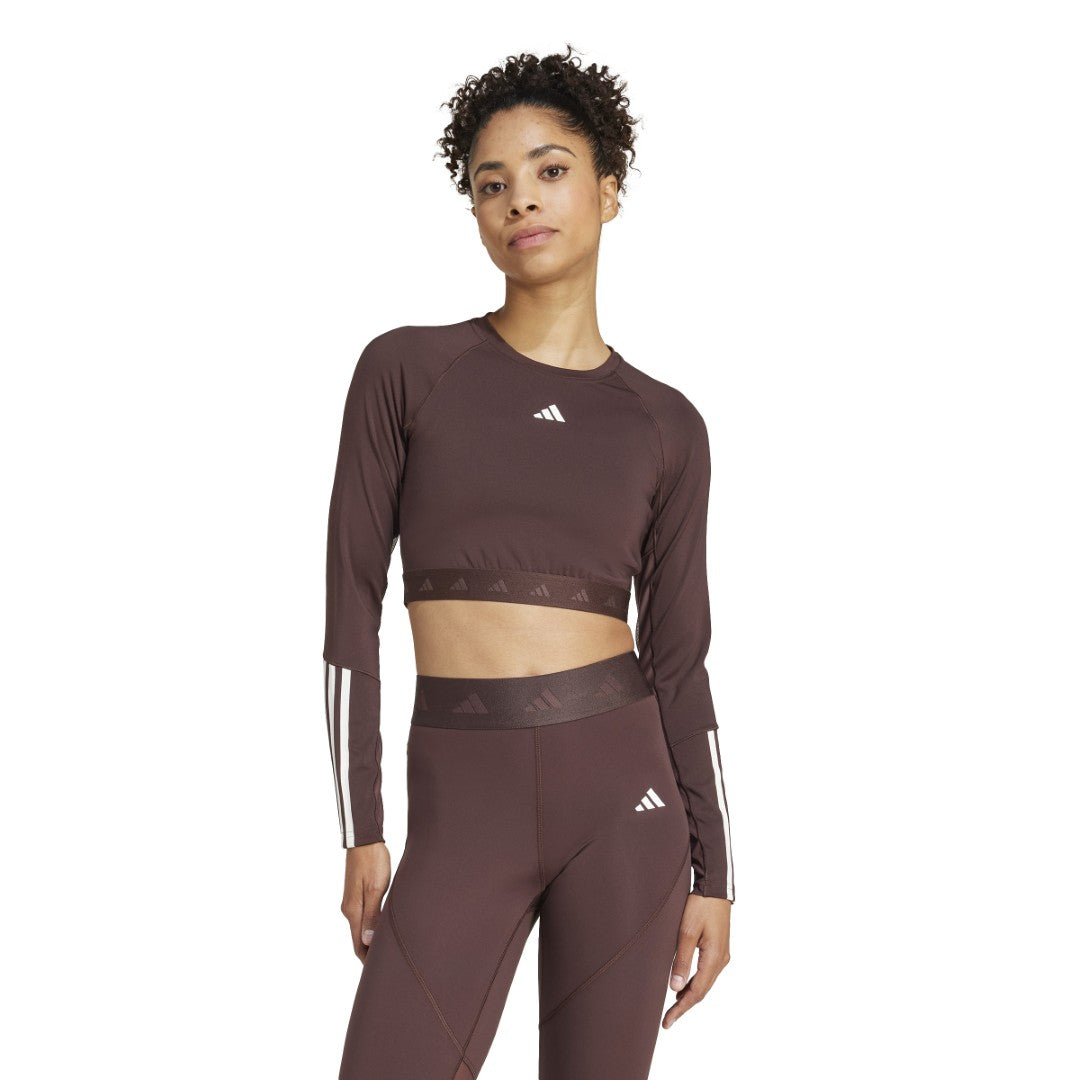 Hyperglam Training Cropped Long Sleeve T-shirt