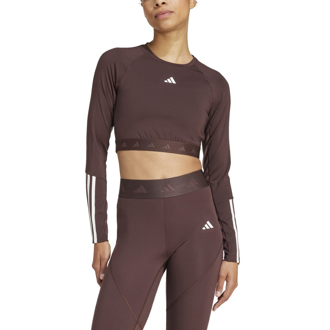 Hyperglam Training Cropped Long Sleeve T-shirt