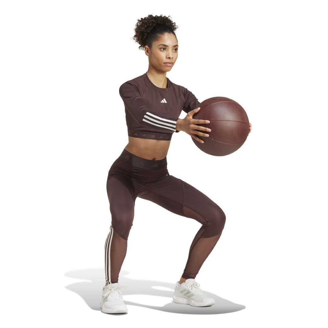 Hyperglam Training Cropped Long Sleeve T-shirt