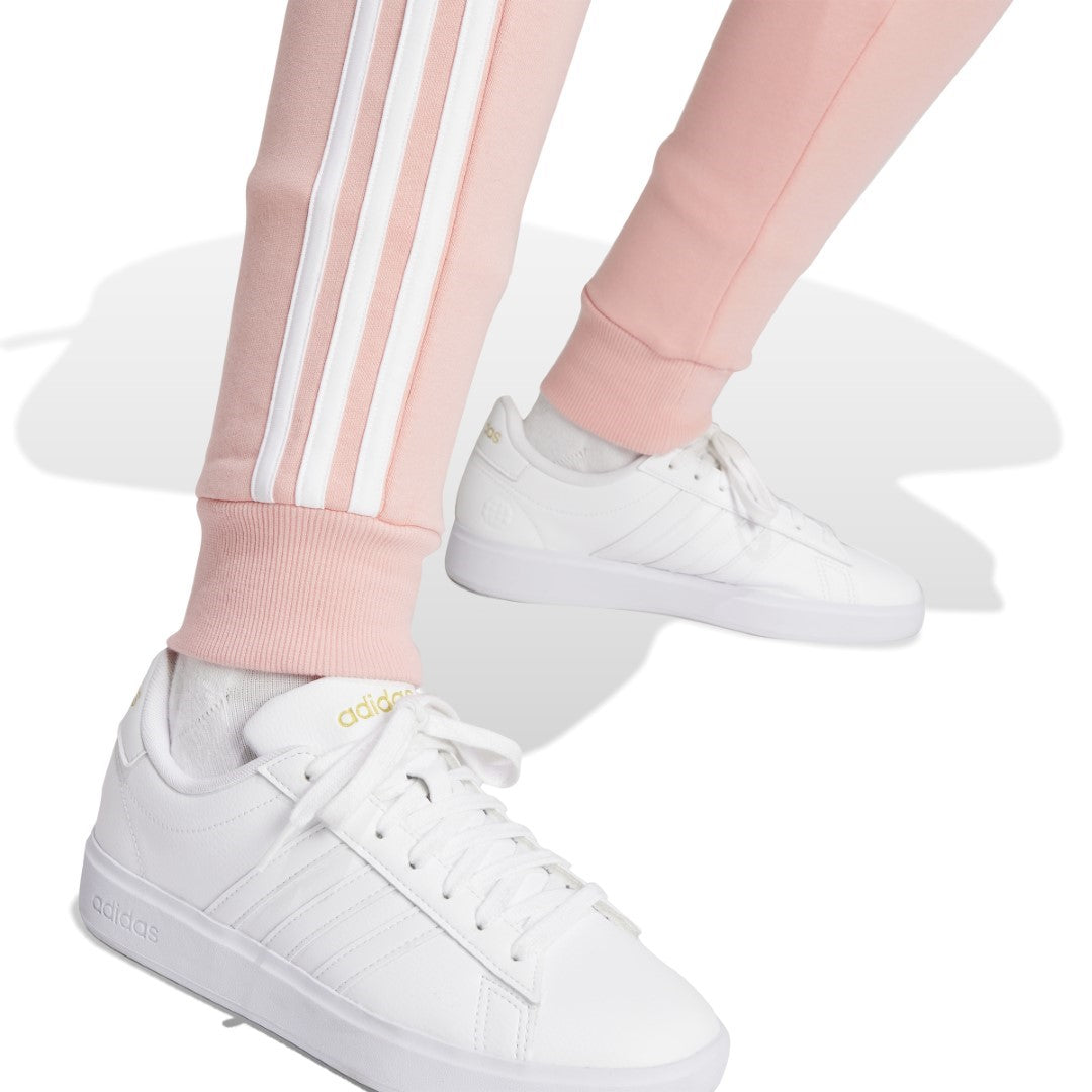 Essentials 3-Stripes Fleece Joggers