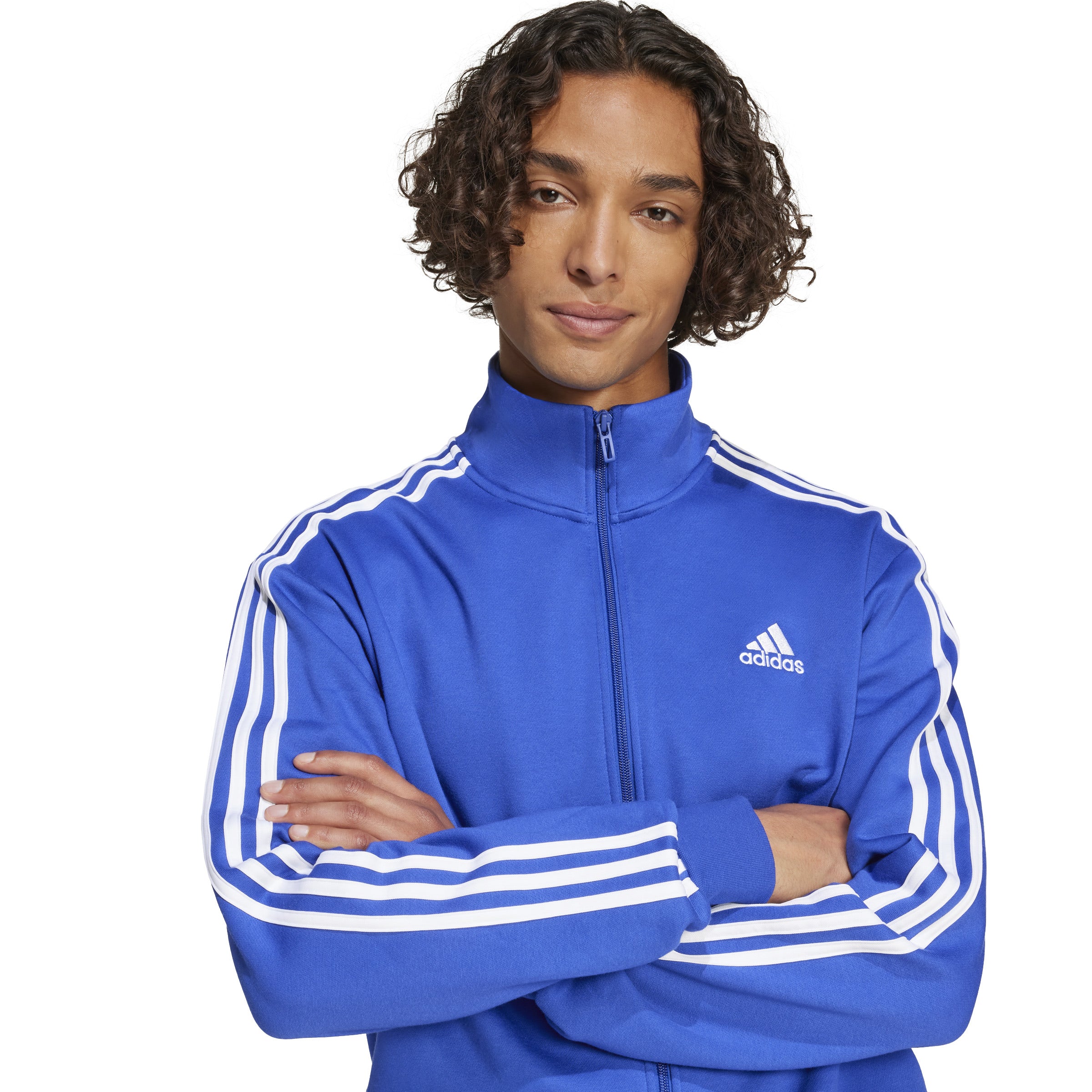 Basic 3-Stripes Fleece Track Suit