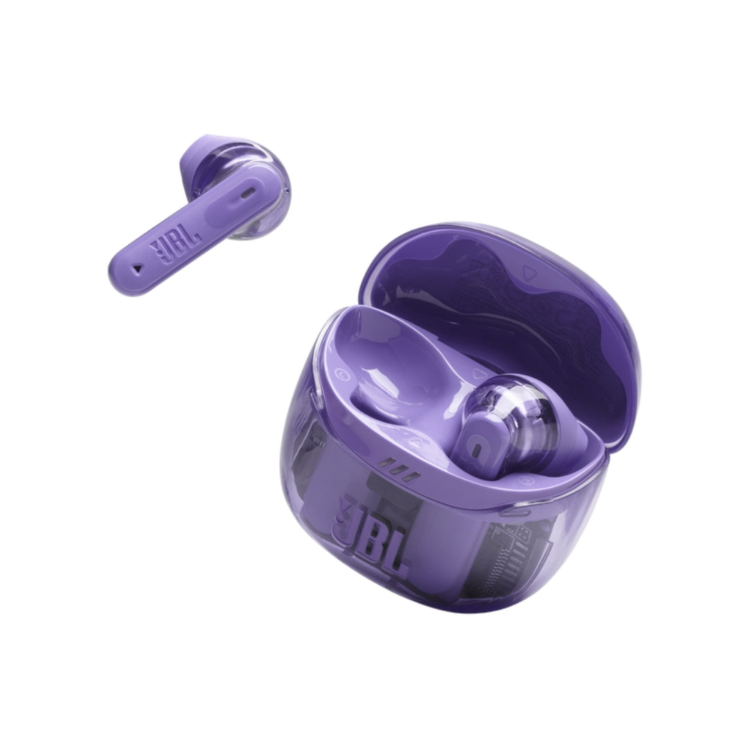 JBL Tune Flex 2 Ghost Edition Purple Earbuds
