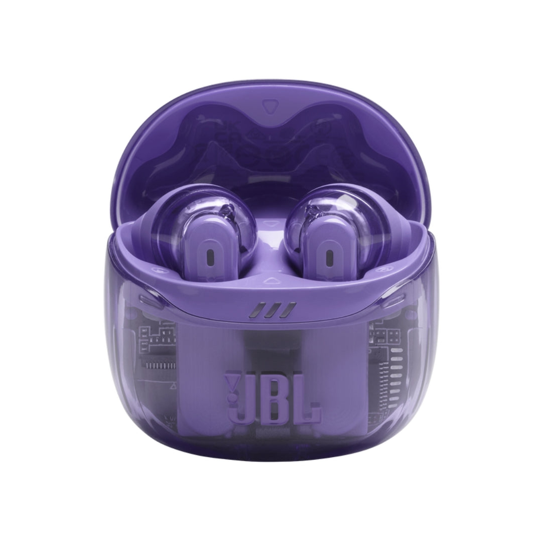 JBL Tune Flex 2 Ghost Edition Purple Earbuds