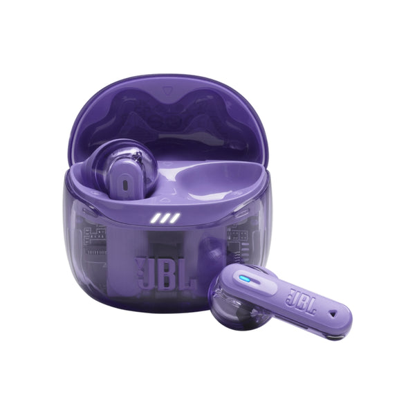 JBL Tune Flex 2 Ghost Edition Purple Earbuds
