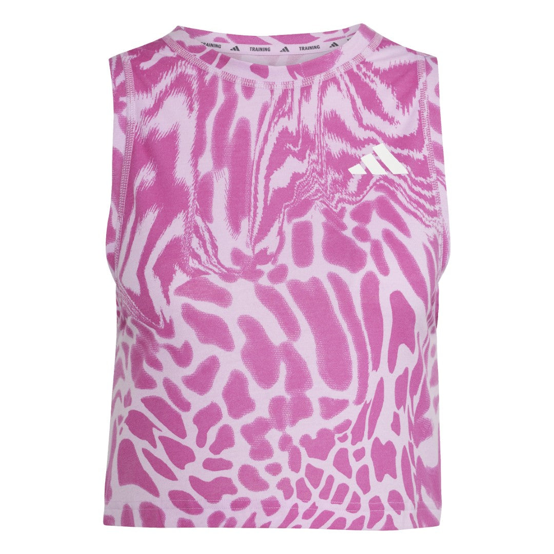 Train Essentials Allover Print Workout Tank Top