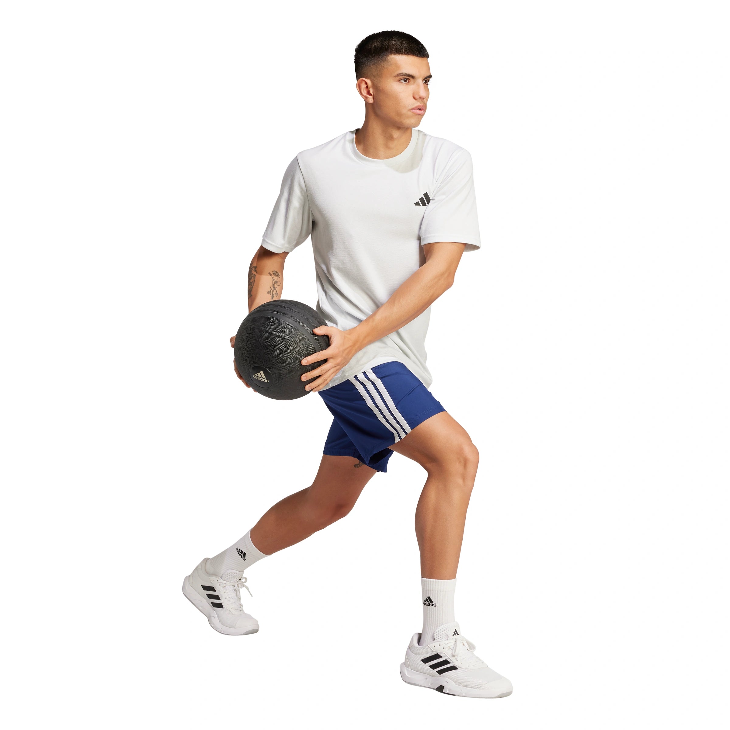 Essentials Training 3-Stripes Woven Shorts