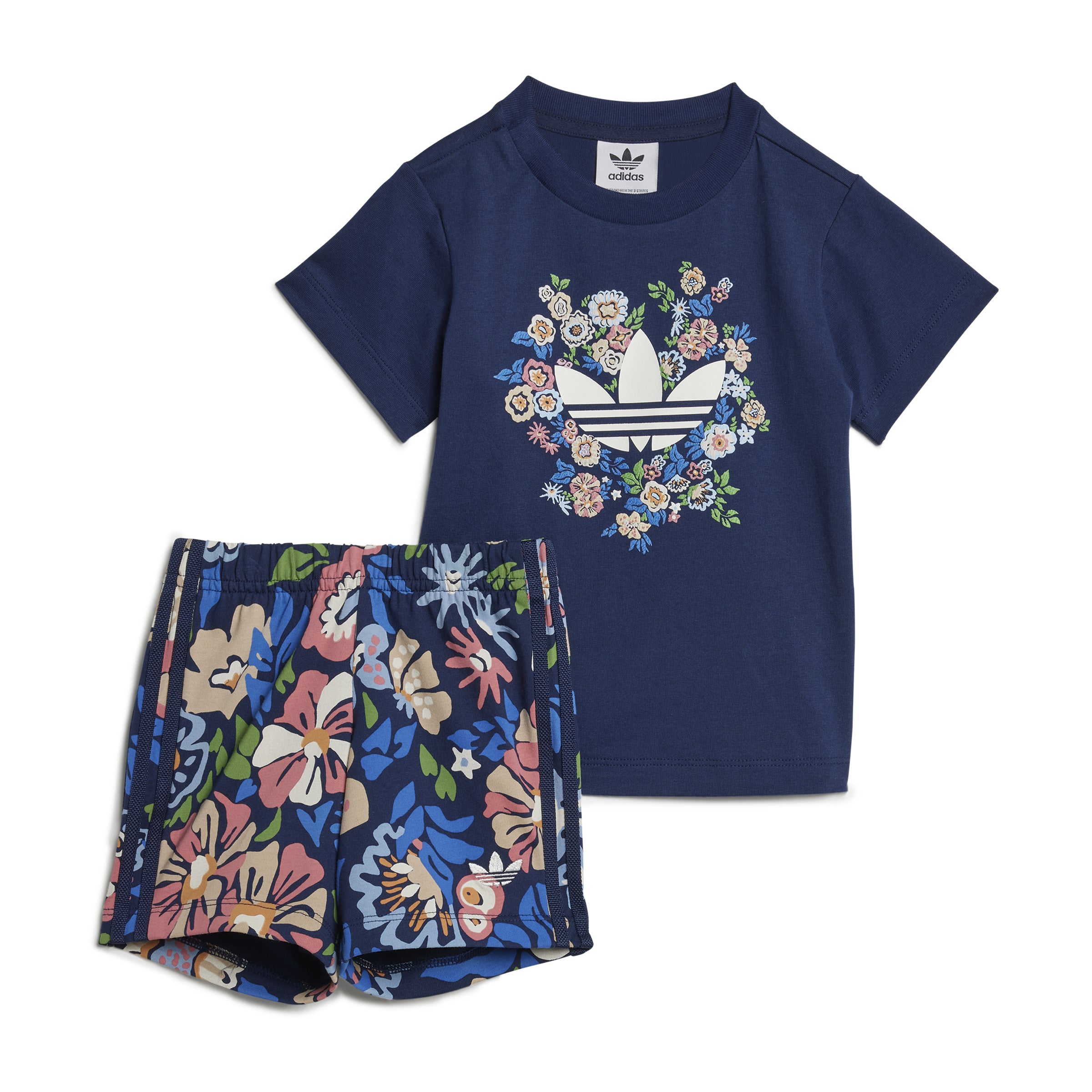 Adidas Originals X Liberty London Shorts And Tee Set