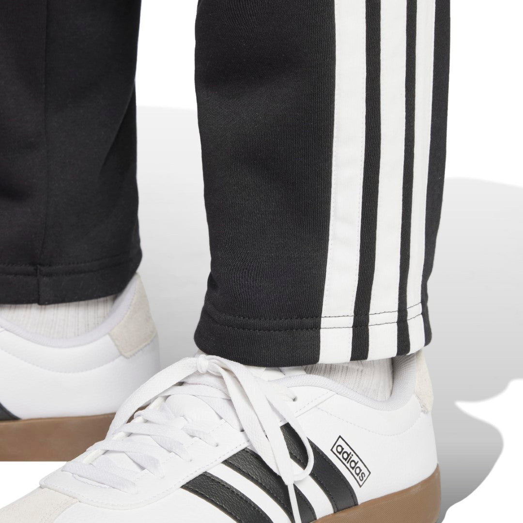 Essentials 3-Stripes Fleece Pants Open Hem