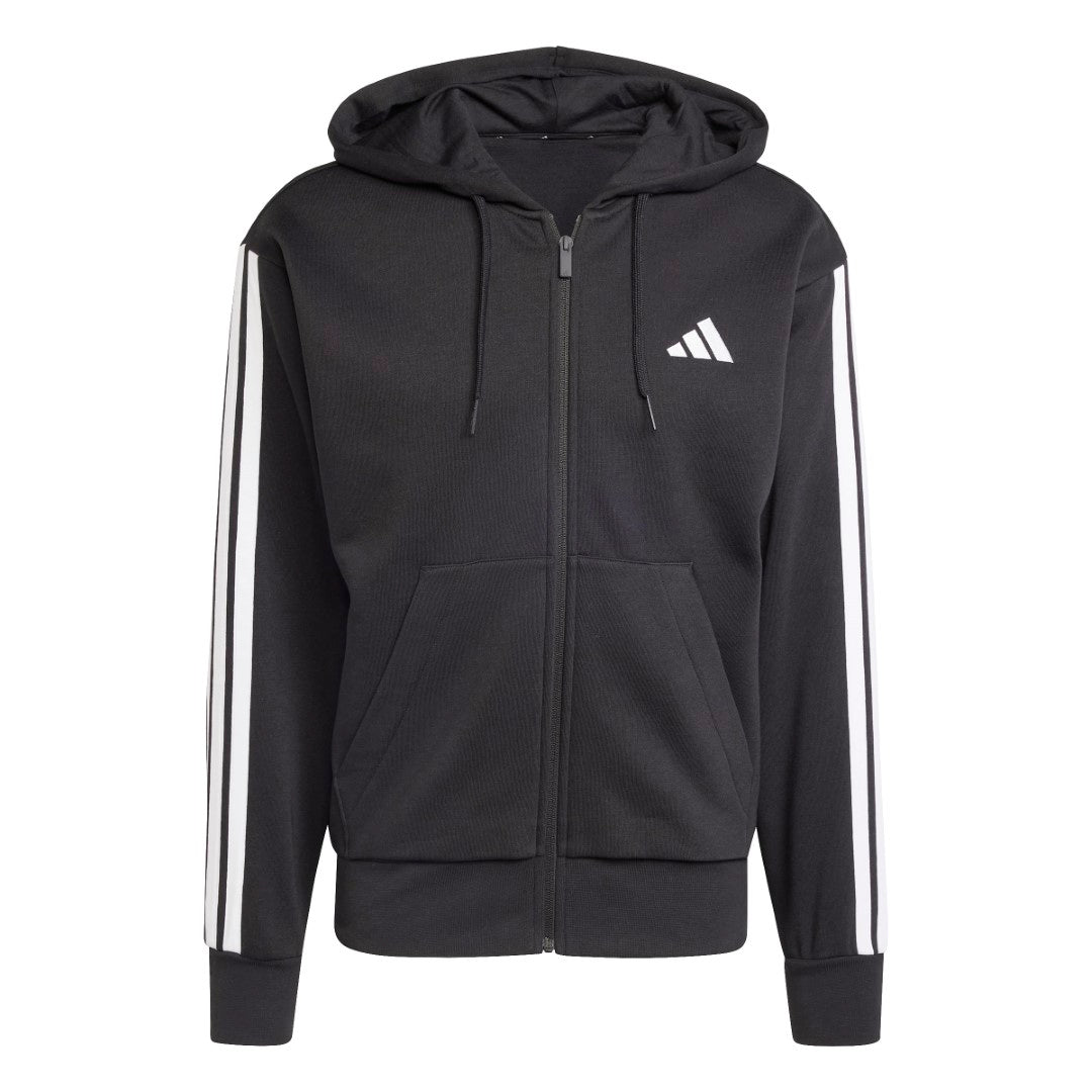 Essentials 3-Stripes Fleece Hoodie
