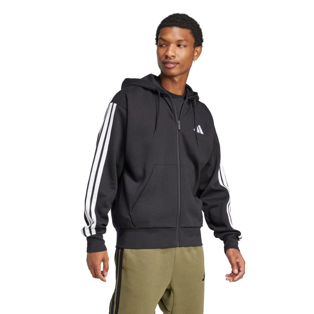 Essentials 3-Stripes Fleece Hoodie