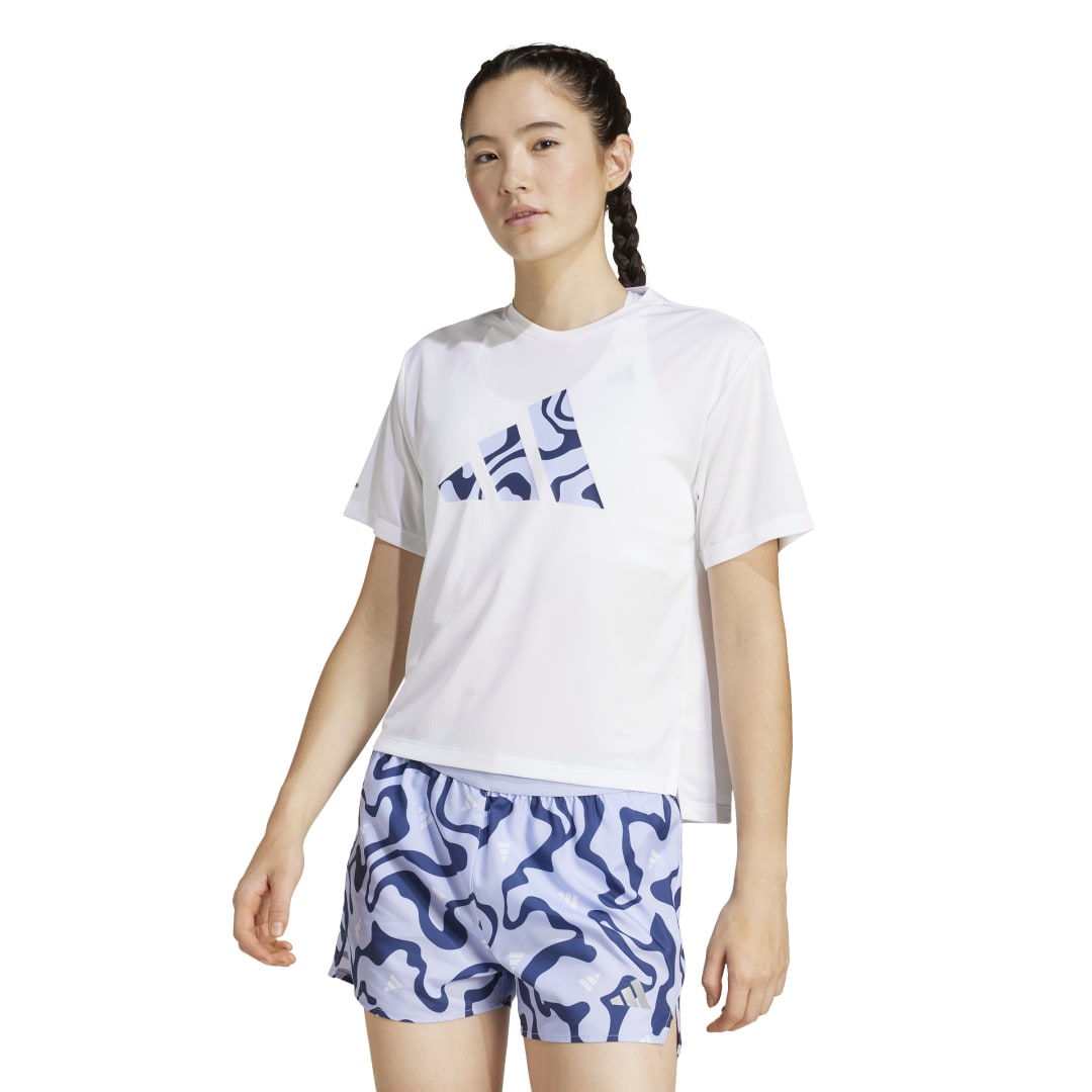 adidas Run It Brand Love T-Shirt Women White