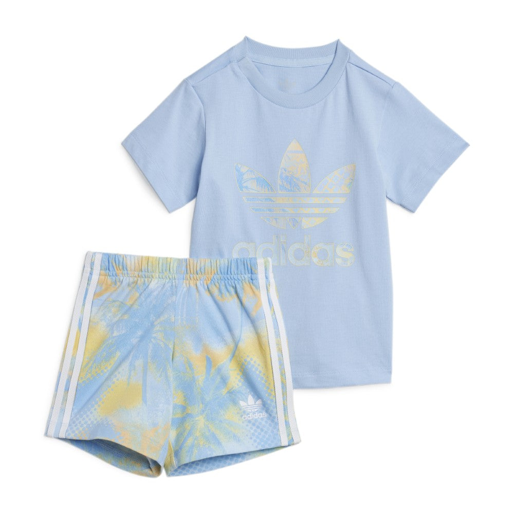 adidas Short Tee Kids Set -Babyblue