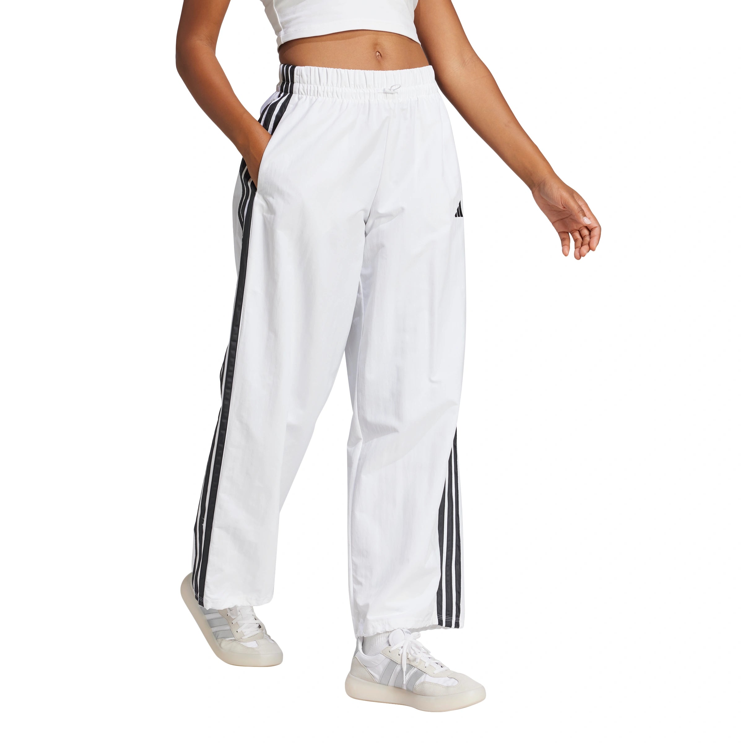 Essentials 3-Stripes Woven Parachute Pants