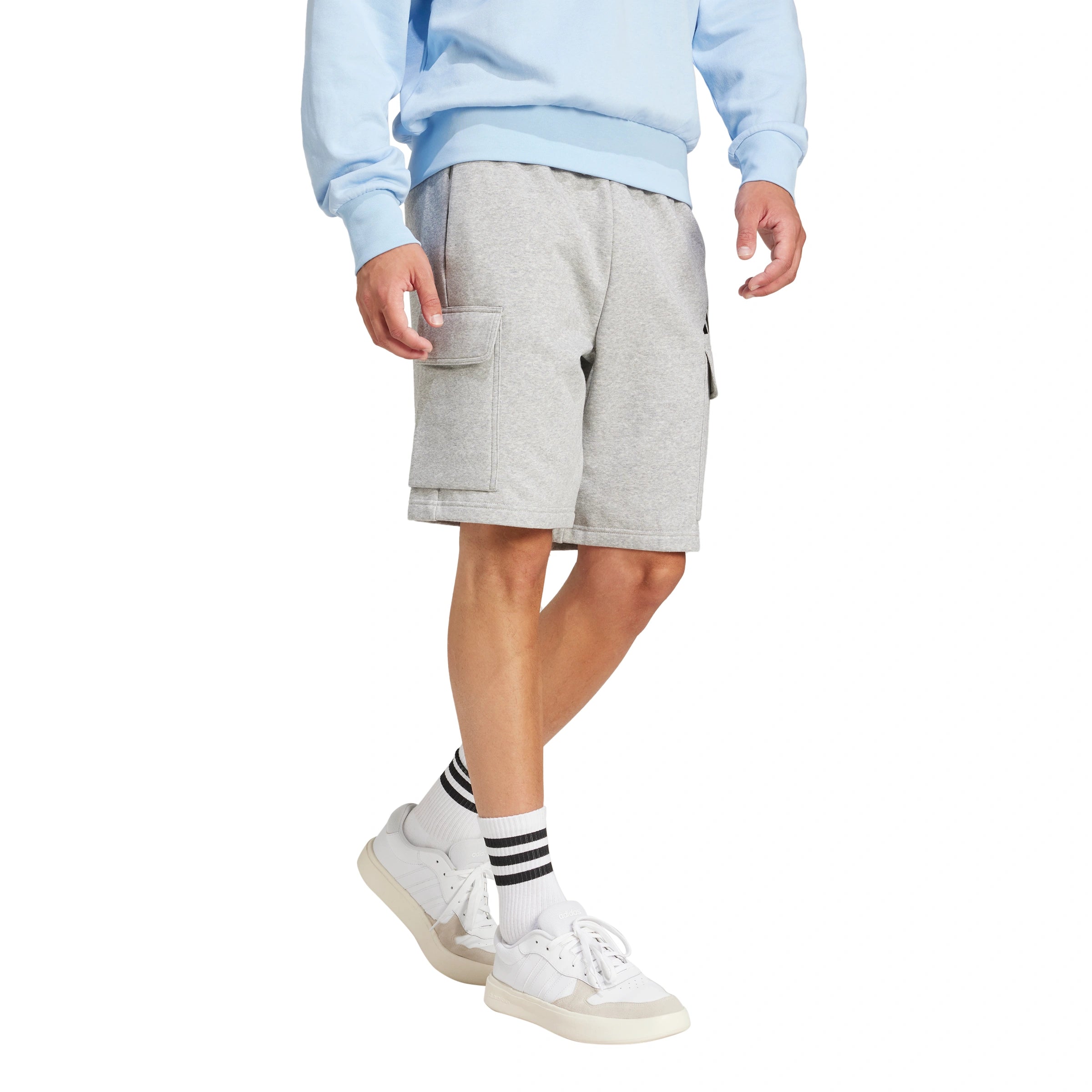 Essentials Feel Cozy Fleece Cargo Shorts