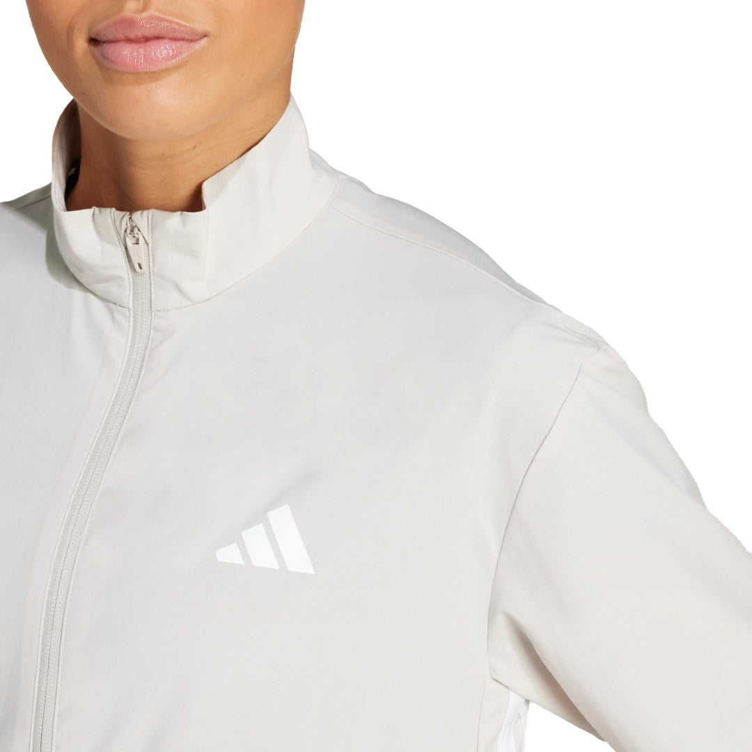 Train Essentials 3-Stripes Woven Warm-Up Jacket
