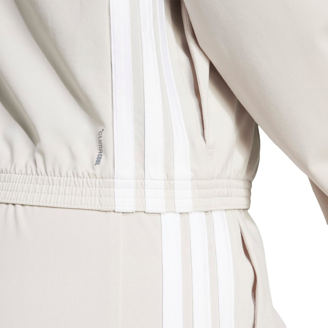 Train Essentials 3-Stripes Woven Warm-Up Jacket