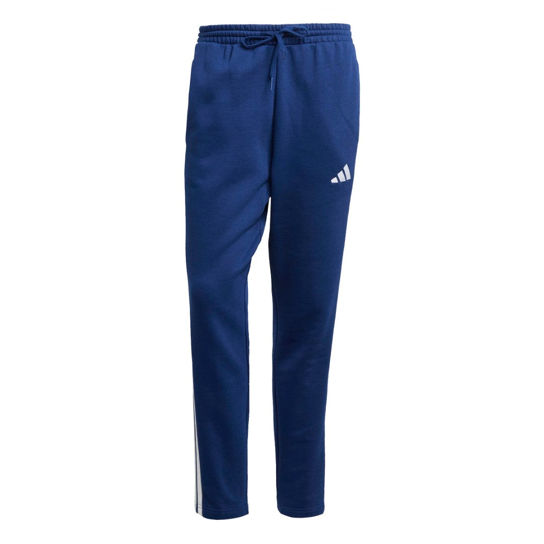 Essentials 3-Stripes Open Hem Fleece Joggers
