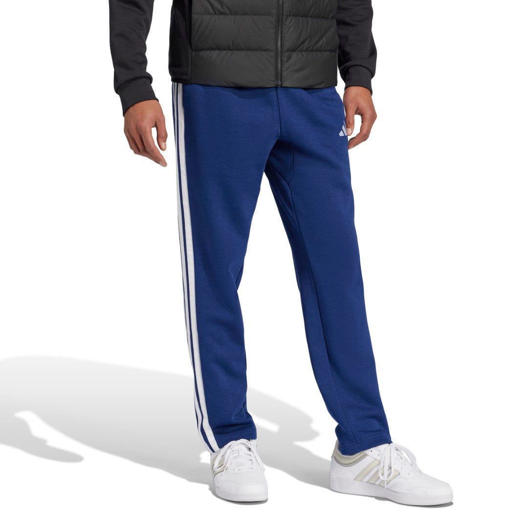 Essentials 3-Stripes Open Hem Fleece Joggers