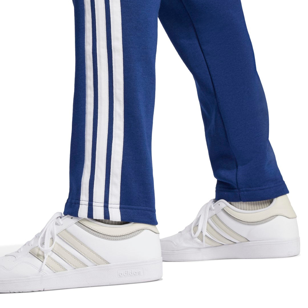 Essentials 3-Stripes Open Hem Fleece Joggers