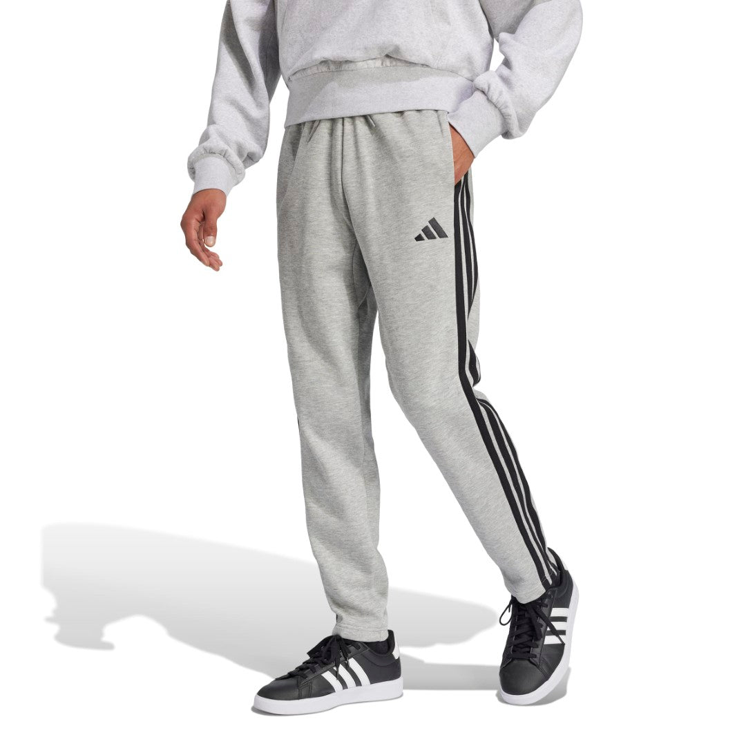 Essentials 3-Stripes Open Hem Fleece Joggers