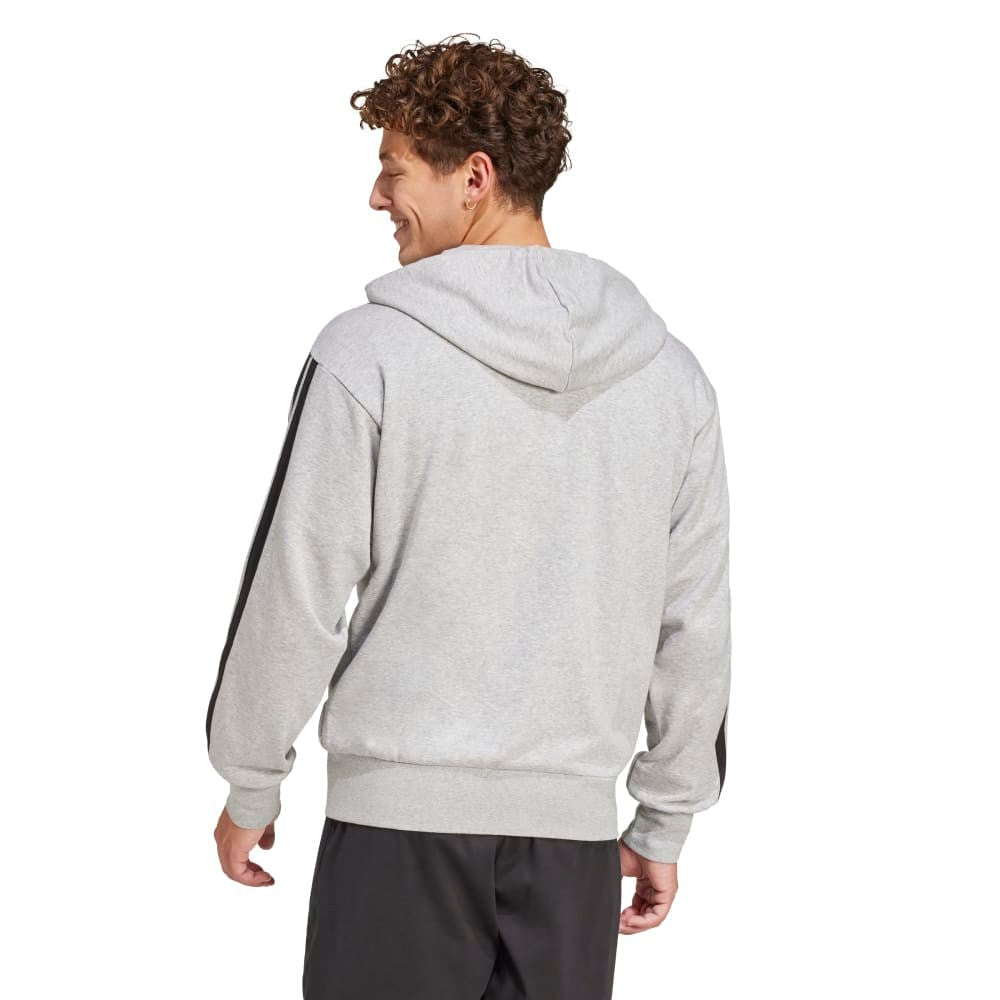 Essentials 3-Stripes French Terry Full-Zip Sweatshirt