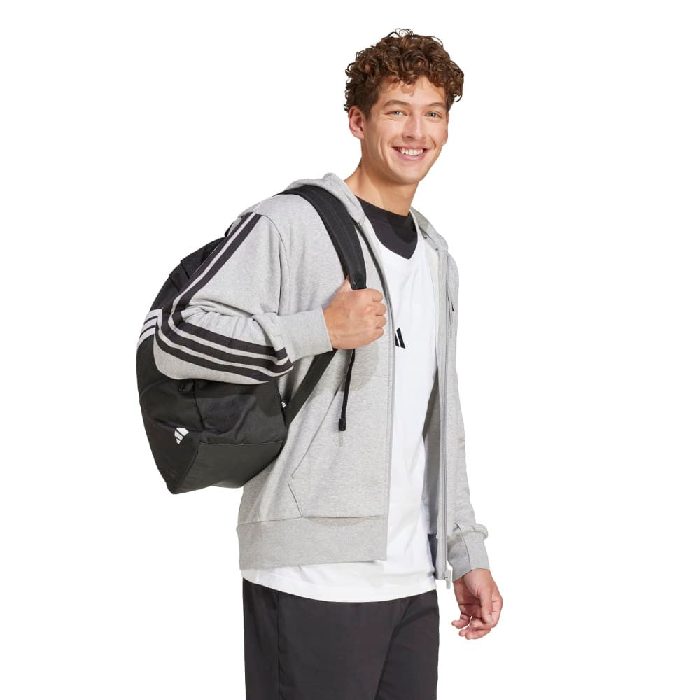 Essentials 3-Stripes French Terry Full-Zip Sweatshirt
