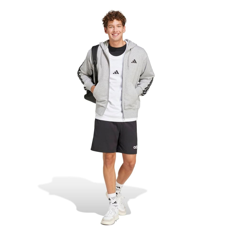 Essentials 3-Stripes French Terry Full-Zip Sweatshirt
