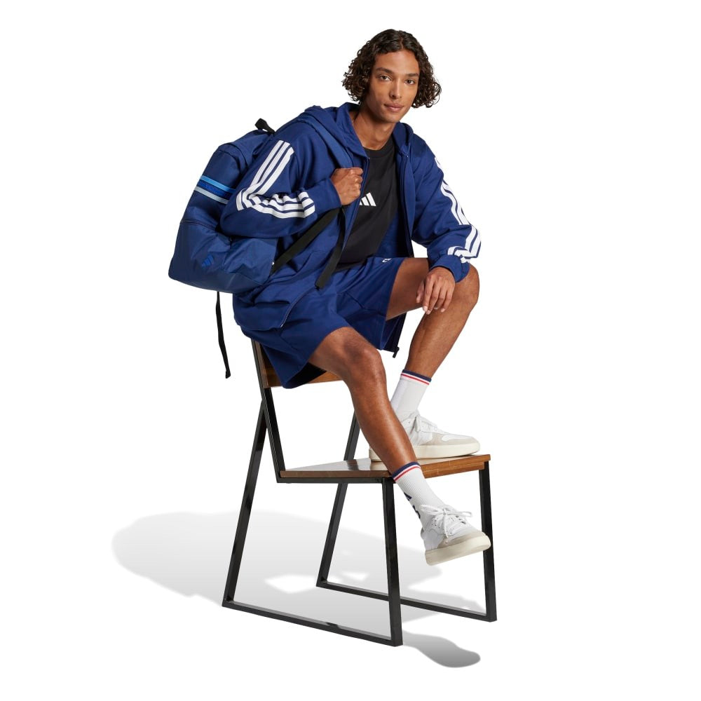 Essentials 3-Stripes French Terry Full-Zip  Sweatshirt