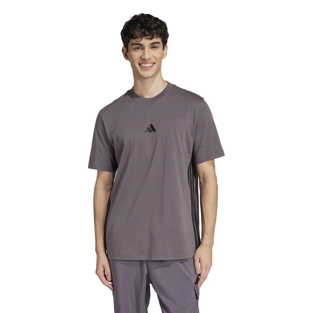 adidas Essentials 3-Stripes Men's T-Shirt - Versatile Cotton Comfort