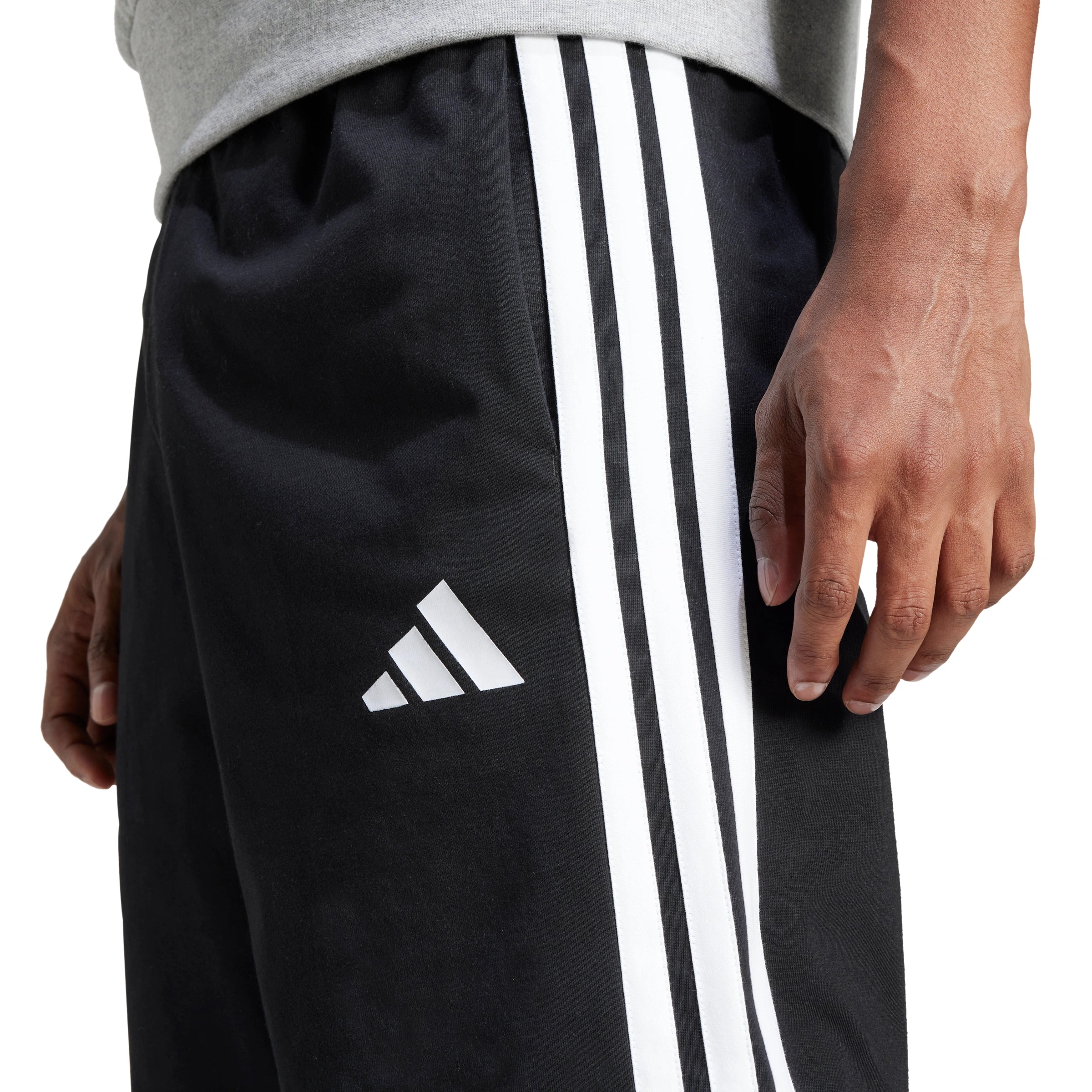 Essential 3-Stripes Single Jersey Shorts 10"