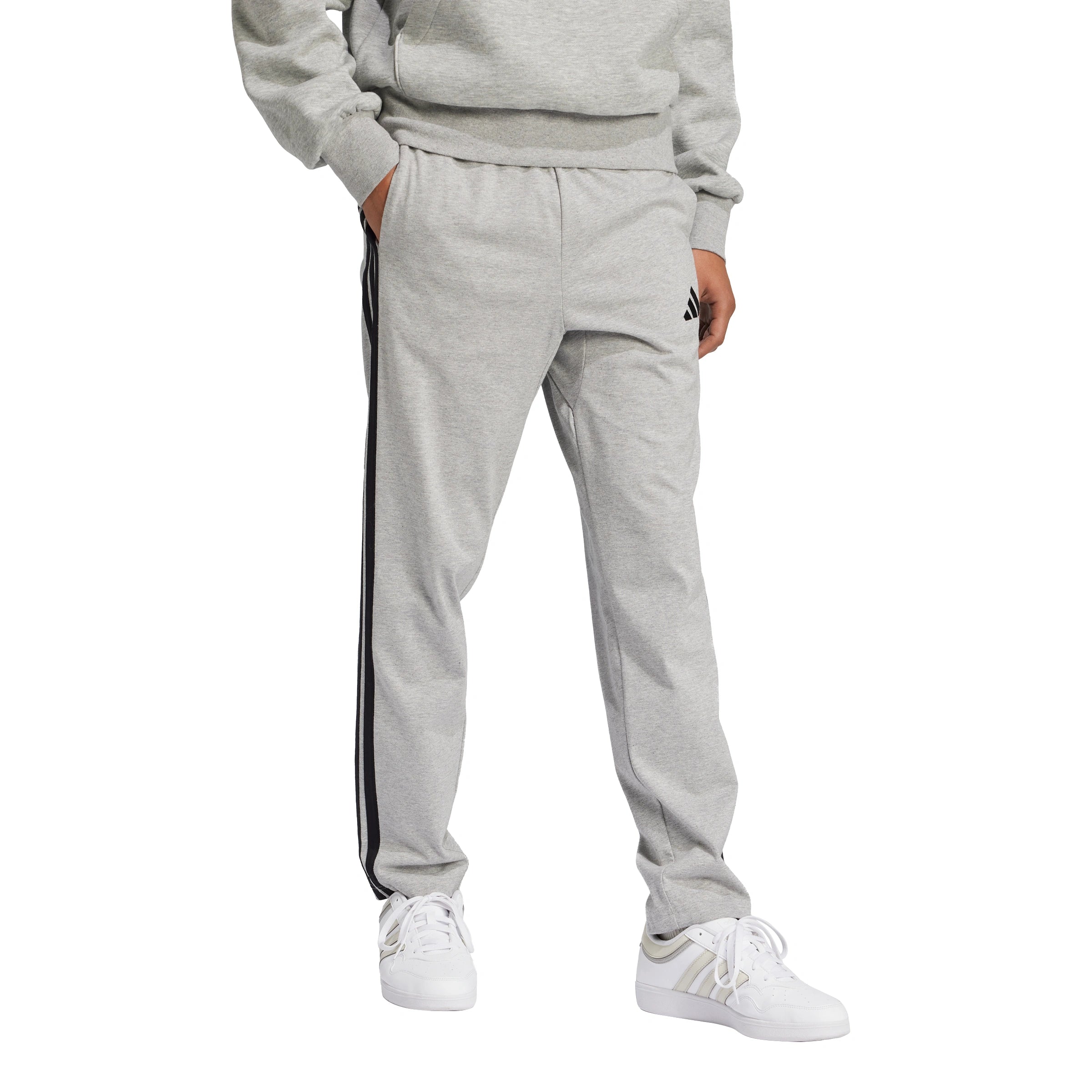 Essentials 3-Stripes Single Jersey Joggers