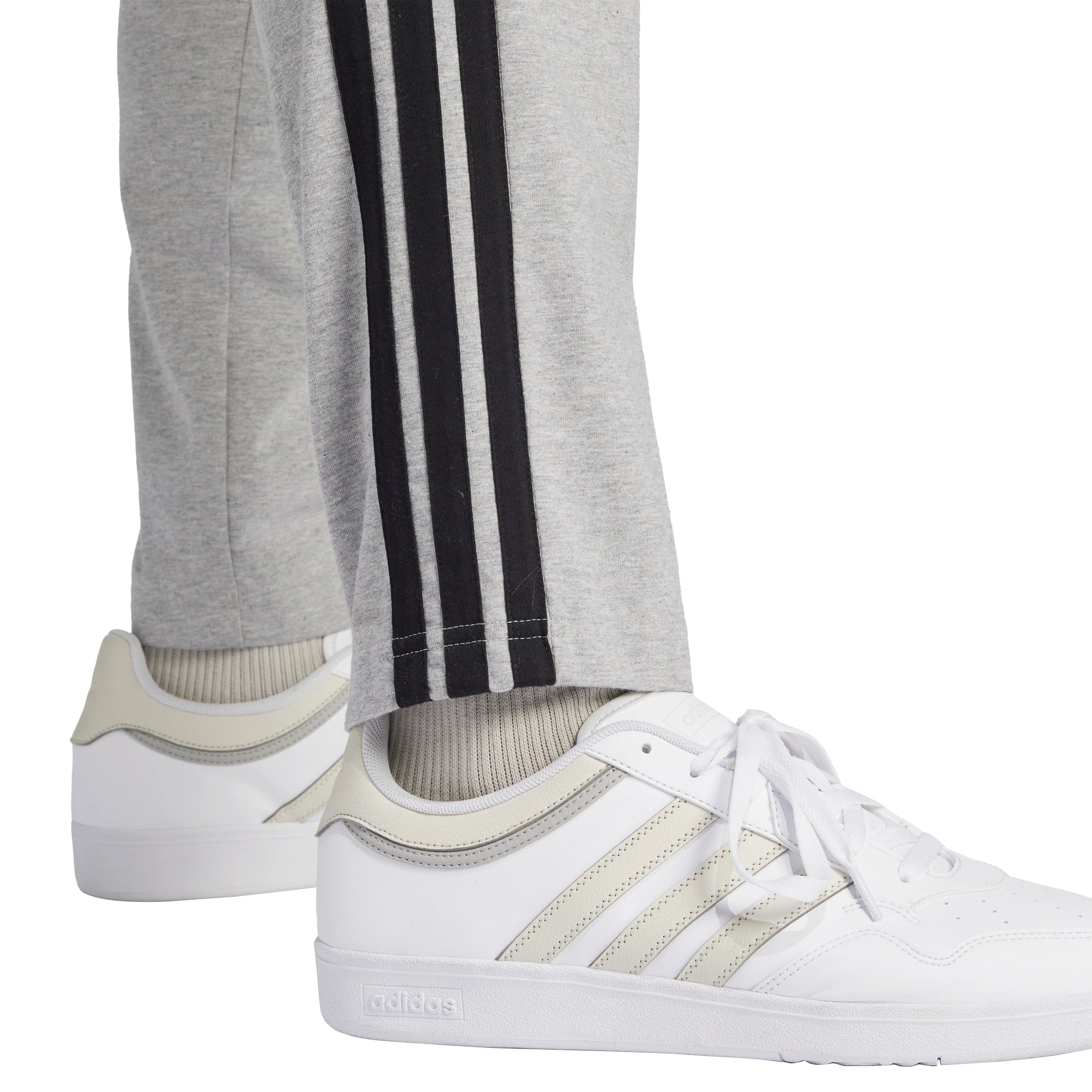 Essentials 3-Stripes Single Jersey Joggers