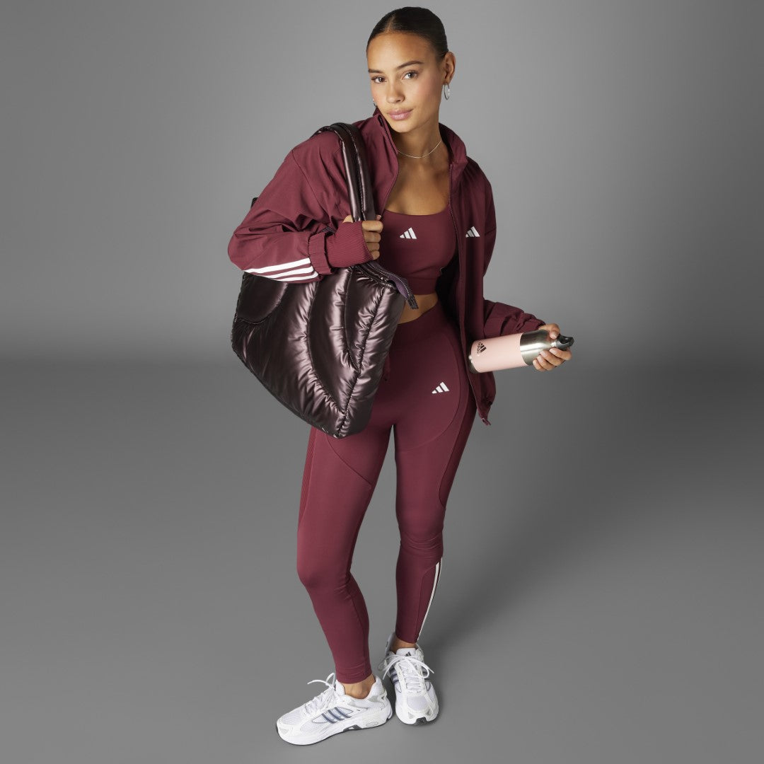 Hyperglam Full-Length Ribbed Leggings