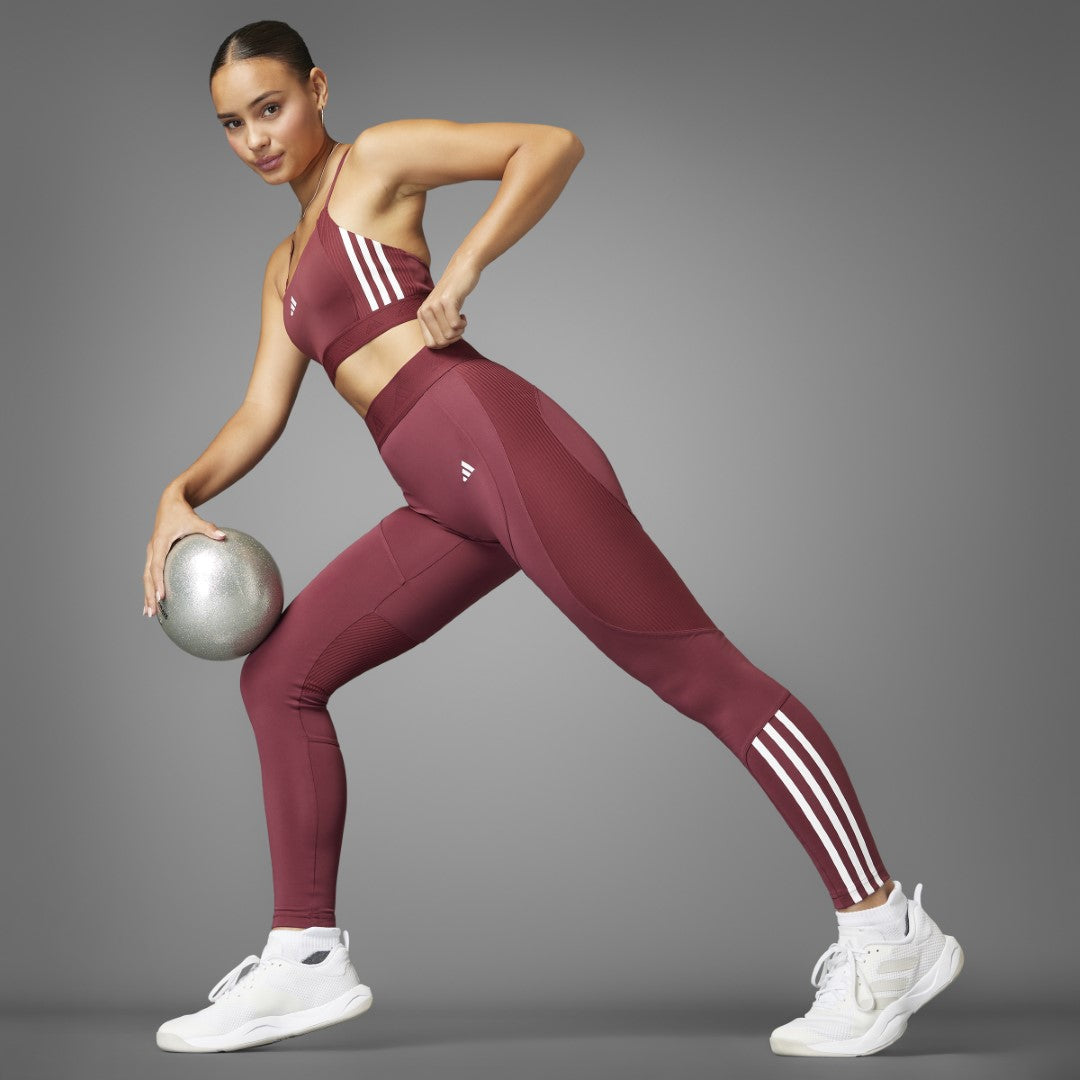 Hyperglam Full-Length Ribbed Leggings
