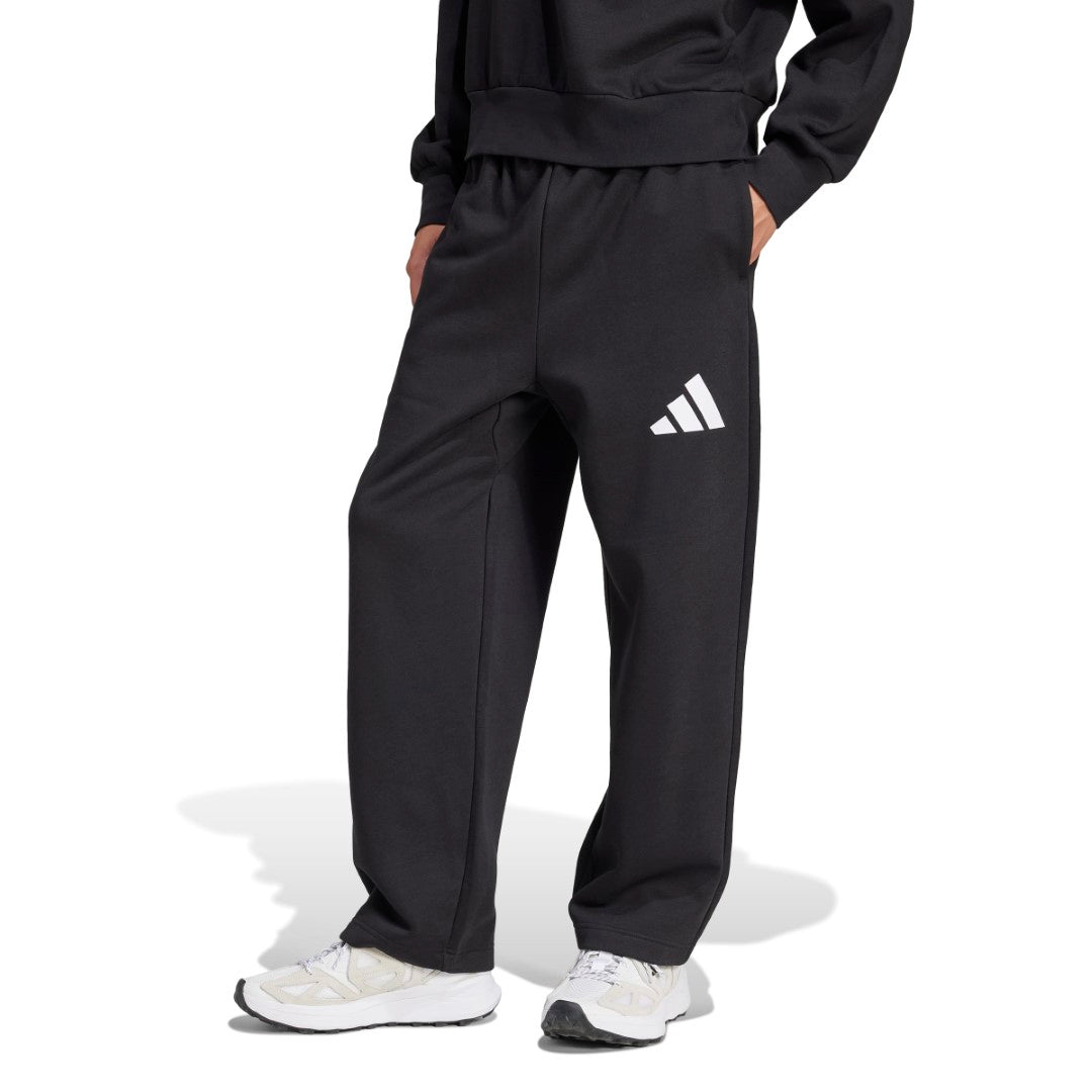 Essentials Wide-Leg 3 Bar Logo Joggers