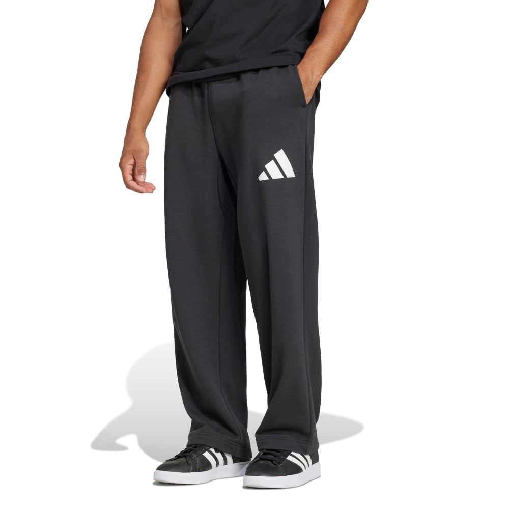 Essentials Wide Leg 3 Bar Logo Joggers