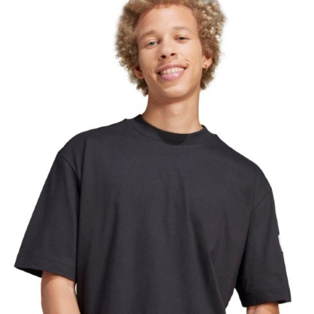 Essentials Loose Fit 3 Bar Logo T-Shirt